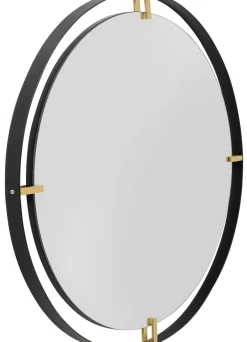 Lustro Betsy Frame ∅90 Cm Czarne*KARE Design Best