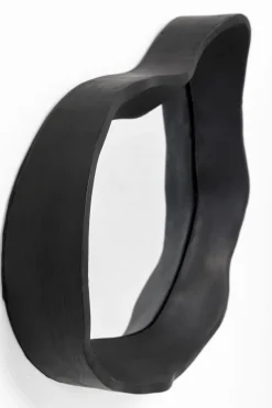 Lustro ścienne Do Salonu Czarne Asymetryczne 44x32 Cm*KARE Design Hot
