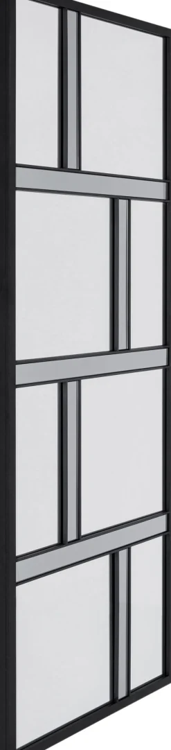 Lustro ścienne Duże Prostokątne Czarne 71x182 Cm*KARE Design Best