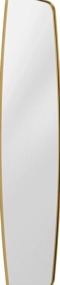 Lustro ścienne Nowoczesne Rama Złota 40x160 Cm*KARE Design Online