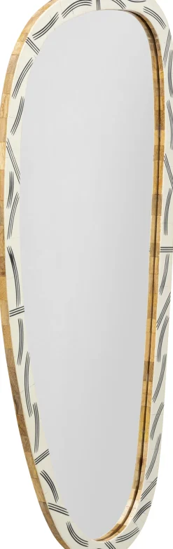 Lustro ścienne Rama Biała Z żywicy Epoksydowej 43x93 Cm*KARE Design Sale
