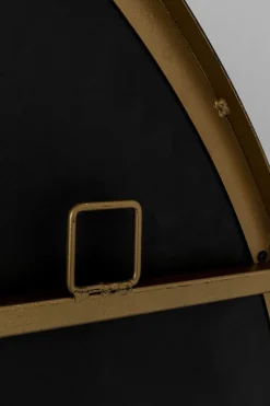 Lustro ścienne Ze Złotą Stalową Ramą Ø100 Cm*KARE Design