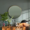 Lustro Curve MO ∅100 Cm Mosiężne*KARE Design Outlet