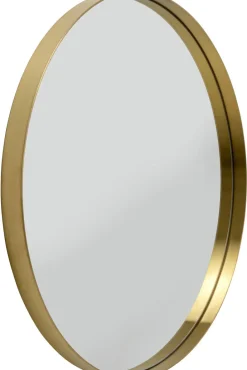 Lustro Curve MO ∅100 Cm Mosiężne*KARE Design Outlet