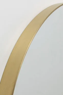 Lustro Curve MO ∅100 Cm Mosiężne*KARE Design Outlet