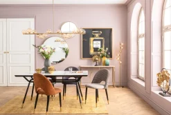 Lustro Curve MO ∅100 Cm Mosiężne*KARE Design Outlet