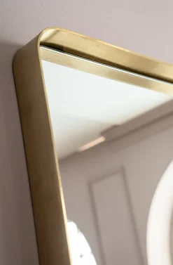 Lustro Curve MO 70x200 Cm Mosiężne*KARE Design Hot