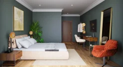 Lustro Curve MO 70x200 Cm Mosiężne*KARE Design Hot