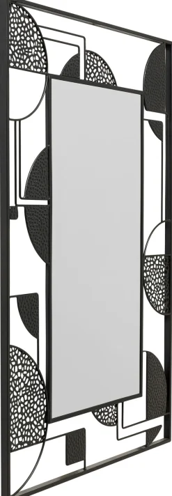 Lustro Czarne Rama Stalowa Loft 70x110 Cm*KARE Design Best