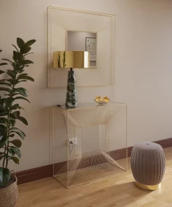 Lustro Dimension 91x91 Cm Szampańskie*KARE Design Best