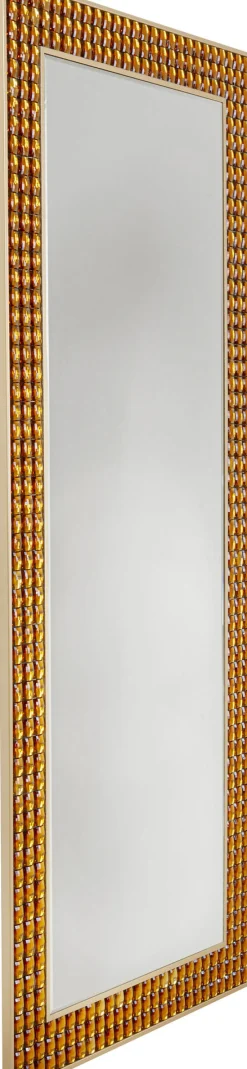 Lustro Glamour Do Salonu Złote Stal I Szkło 80x180 Cm*KARE Design New