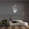 Lustro Hologram 68x117 Cm Srebrne*KARE Design Discount