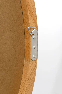 Lustro Okrągłe Wiszące Rama Dębowa Ø100 Cm*KARE Design