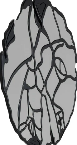 Lustro Pieces Ø100 Cm Czarne*KARE Design Clearance
