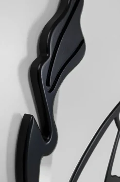 Lustro Pieces Ø100 Cm Czarne*KARE Design Clearance