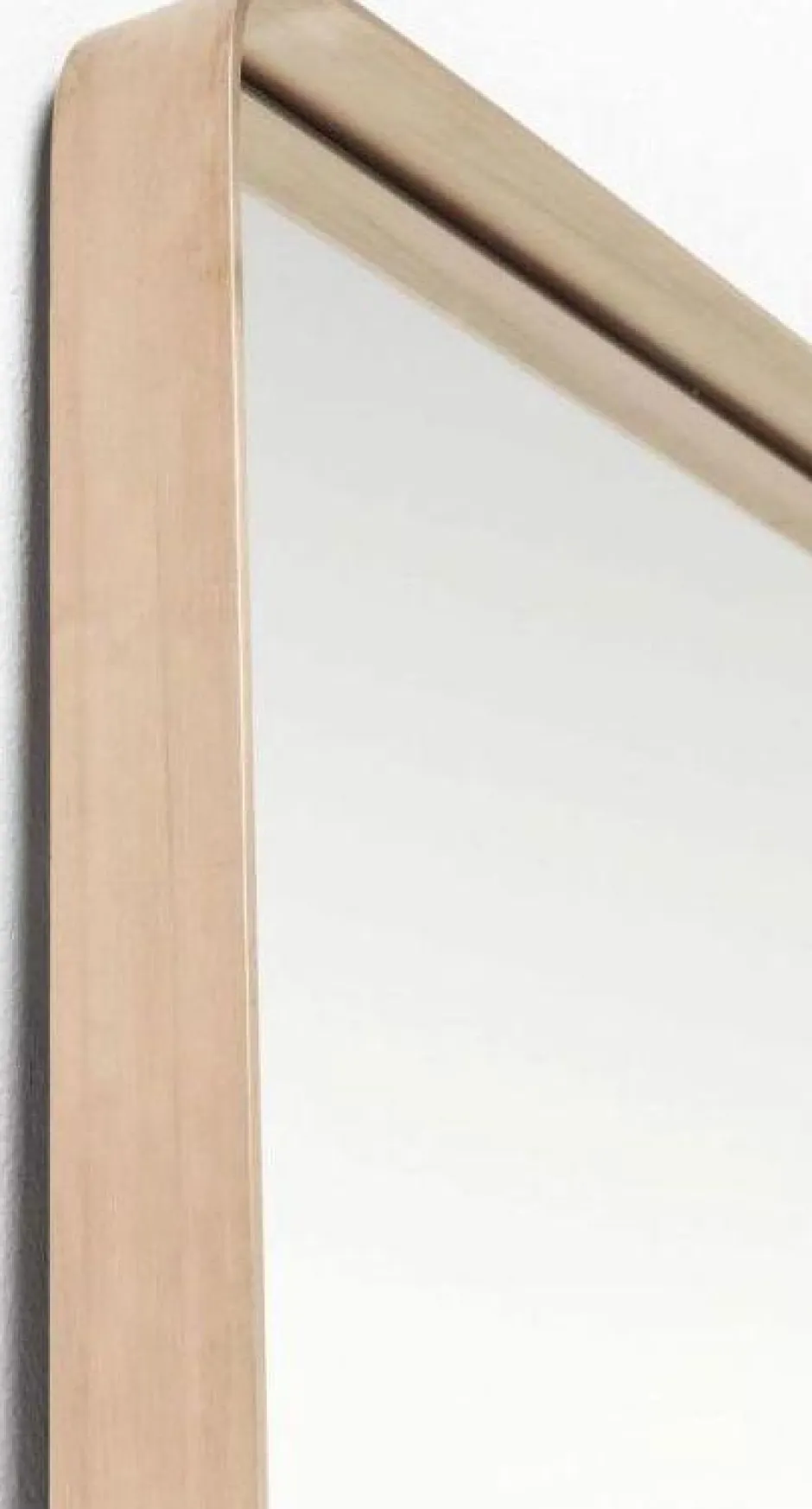 Lustro Stojące Curve Rectangular 200x70 Cm Miedziane*KARE Design Online