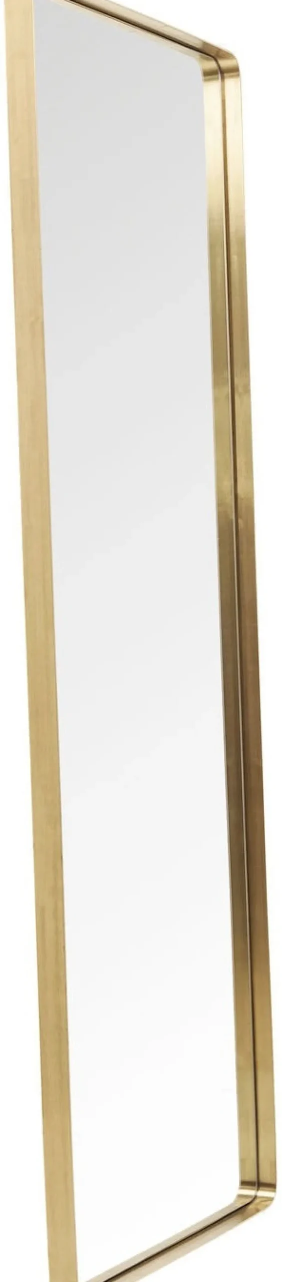 Lustro Stojące Curve Rectangular 200x70cm Mosiężne*KARE Design Hot