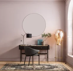 Lustro Wiszące Bella Ø100 Cm Czarne*KARE Design Best