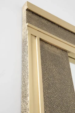 Lustro Wiszące Duże Złote Prostokątne Ręczne Wykonanie 80x200 Cm*KARE Design Online