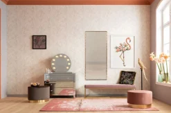 Lustro Wiszące Hipster Bamboo 80x180 Cm Złote*KARE Design