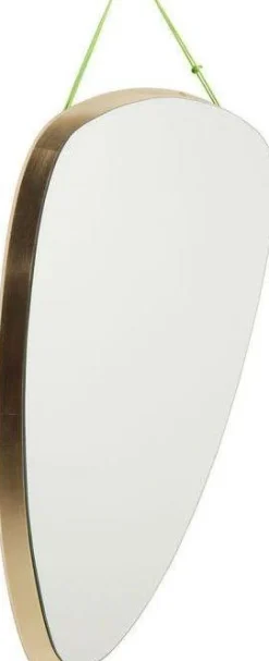 Lustro Wiszące Jetset 83x56 Cm Złote*KARE Design Online