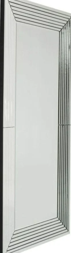 Lustro Wiszące Linea Rectangular 200x100 Cm Srebrne*KARE Design Sale