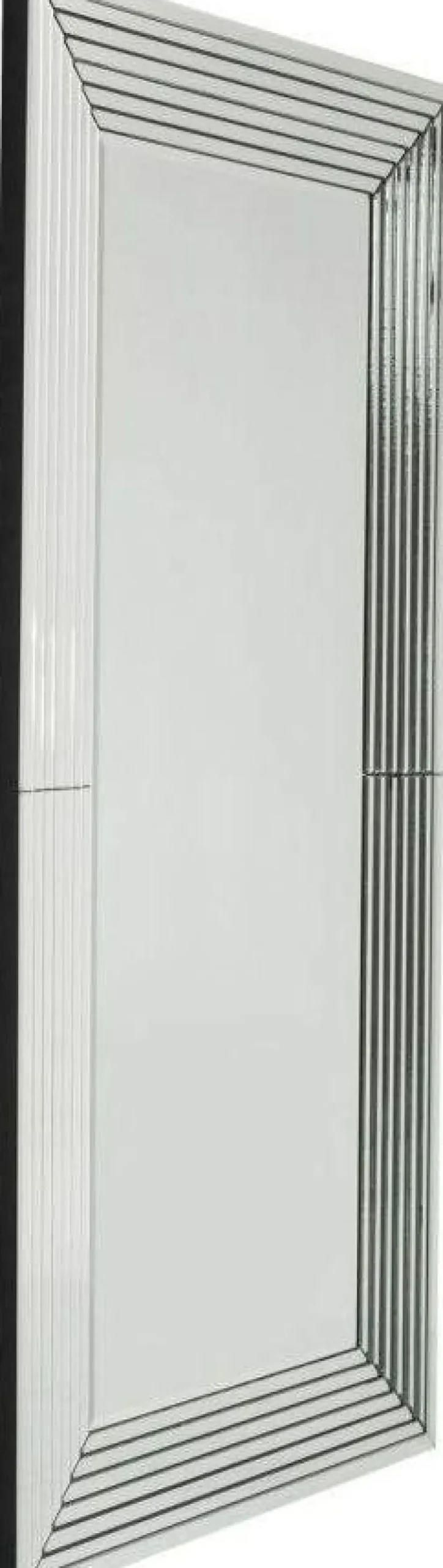 Lustro Wiszące Linea Rectangular 200x100 Cm Srebrne*KARE Design Sale