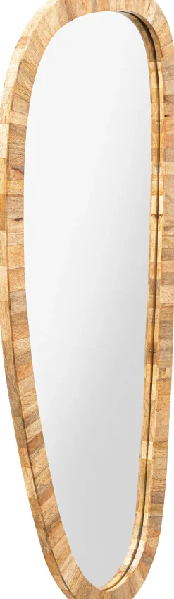 Lustro Wiszące Naturalne Do Salonu 43x93 Cm*KARE Design Discount