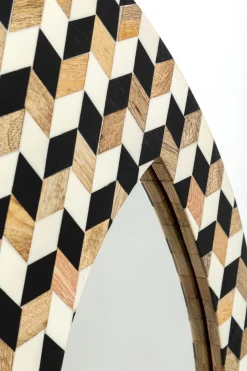 Lustro Wiszące Okrągłe MDF I żywica Epoksydowa Ø67 Cm*KARE Design Outlet