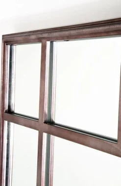 Lustro Wiszące Window Iron 200x90 Cm Brązowe*KARE Design New