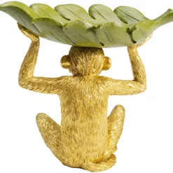 Misa Dekoracyjna Banana Leaf 24x22 Cm Zielono-złota*KARE Design New