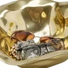 Misa Dekoracyjna Jade 32x30 Cm Aluminium Złota*KARE Design Outlet
