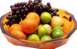 Misa Dekoracyjna Szkło Z Recyklingu Pomarańczowe Ø34 Cm*KARE Design Sale
