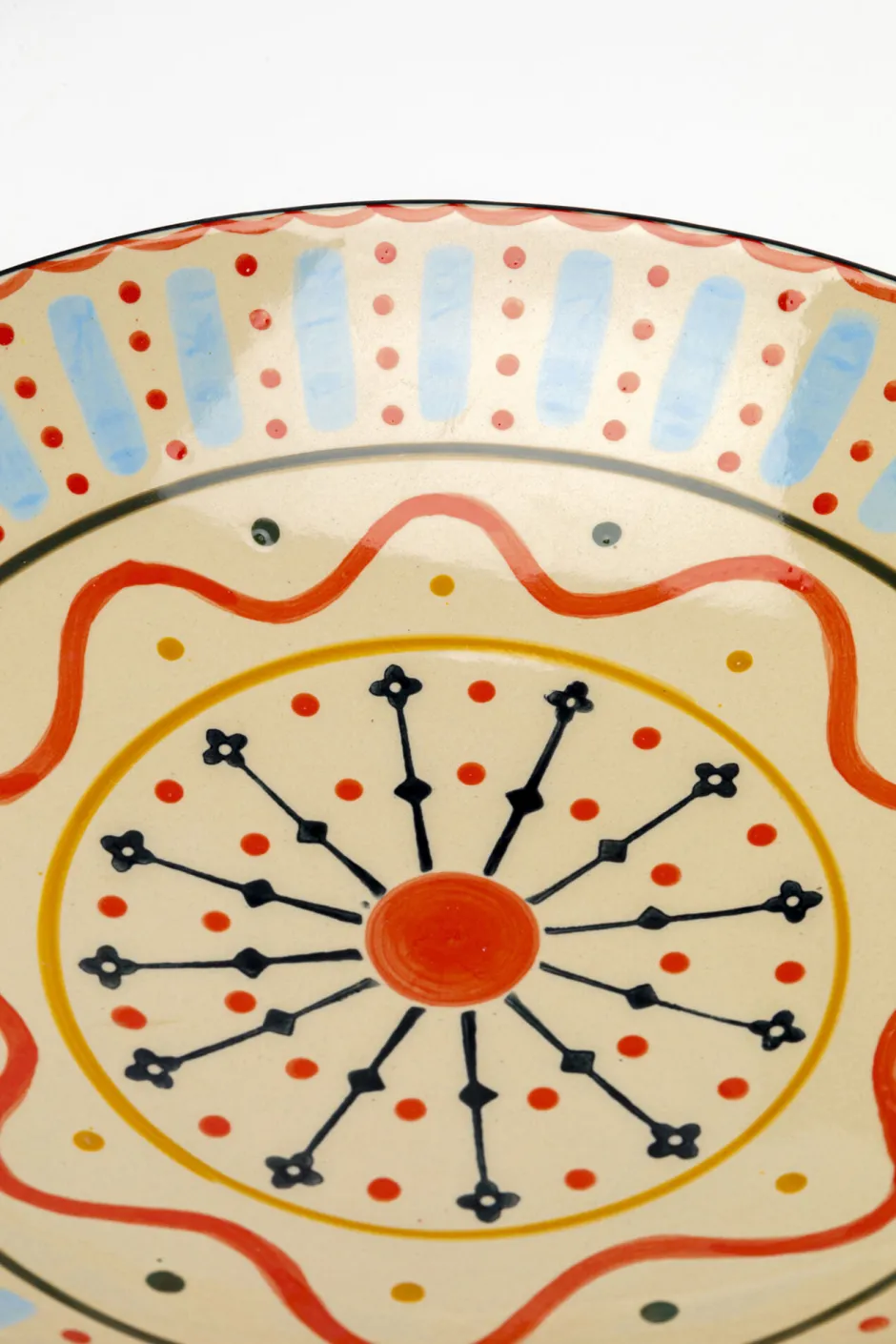 Misa Dekoracyjna Z Ceramiki Boho Kolorowe Wzory Ø33 Cm*KARE Design Online