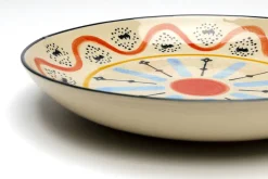 Misa Dekoracyjna Z Ceramiki Boho Kolorowe Wzory Ø27 Cm*KARE Design Clearance