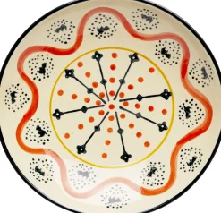 Misa Dekoracyjna Z Ceramiki Boho Kolorowe Wzory Ø22 Cm*KARE Design Clearance