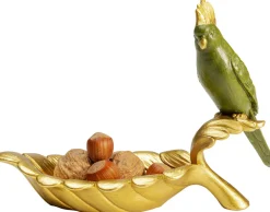 Miseczka Dekoracyjna Parrot Guard 21x14 Cm Zielono-złota*KARE Design Outlet
