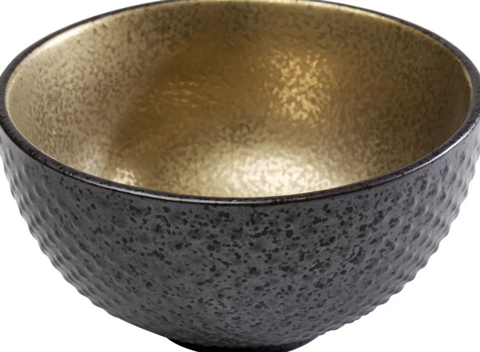 Miseczka Na Przekąski Z Porcelany Czarno-złota Ø11 Cm 250 Ml*KARE Design Online