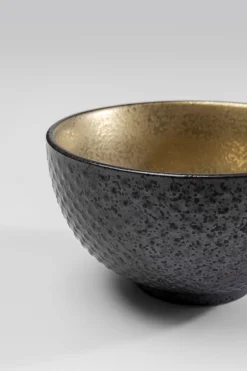 Miseczka Na Przekąski Z Porcelany Czarno-złota Ø11 Cm 250 Ml*KARE Design Online