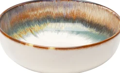 Miska Kamionkowa środek W Kolorze Niebieskim Ø18 Cm*KARE Design