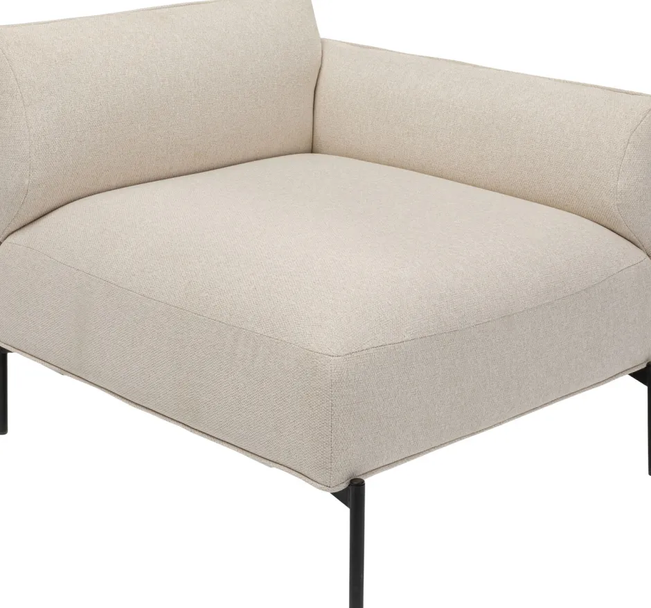 Moduł Narożny Chiara 76x84 Cm Kremowy Prawy*KARE Design Hot