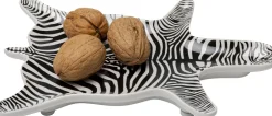 Naczynie Dekoracyjne - Na Przekąski Zebra Czarno-białe 21x15 Cm*KARE Design Best
