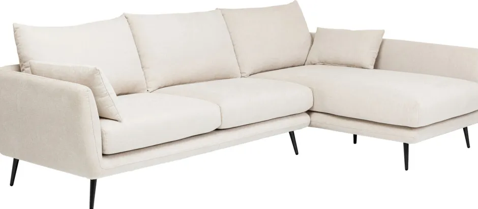 Narożnik Amalfi 275x159 Cm Kremowy Prawy*KARE Design Sale