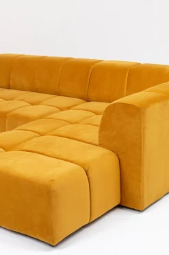 Narożnik Belami 265x210 Cm Bursztynowy Prawy*KARE Design Online