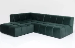 Narożnik Belami 265x210 Cm Ciemnozielony Lewy*KARE Design Hot