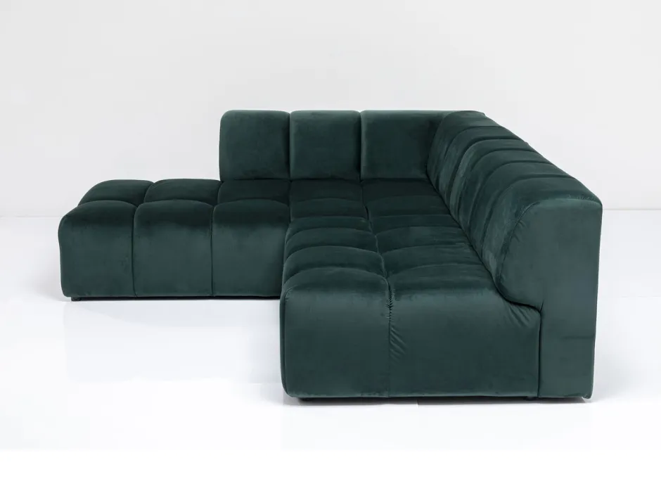 Narożnik Belami 265x210 Cm Ciemnozielony Lewy*KARE Design Hot