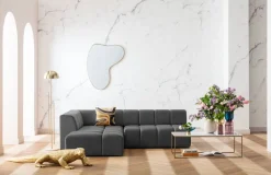 Narożnik Belami 265x210 Cm Szary Lewy*KARE Design Sale