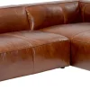 Narożnik Cubetto 270x170 Cm Brązowy Skóra Naturalna - Prawy*KARE Design Discount