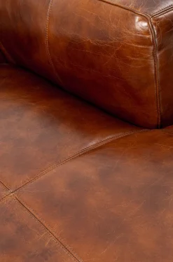 Narożnik Cubetto 270x170 Cm Brązowy Skóra Naturalna - Prawy*KARE Design Discount