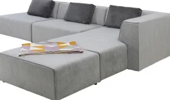 Narożnik Duży Modułowy Szary 357x182 Cm Prawy*KARE Design New